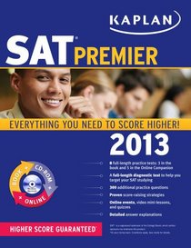Kaplan SAT 2013 Premier with CD-ROM