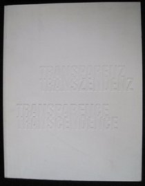 Transparenz, Transzendenz (German Edition)