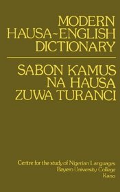 Modern Hausa-English Dictionary/Sabon Kamus Na Hausa Zuwa Turanci