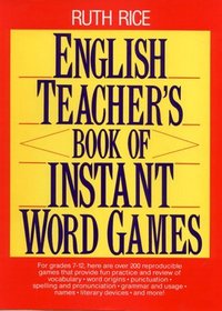 English Teacher's Book of Instant Word Games