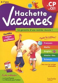 Hachette vacances : Du CP au CE1