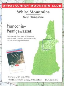 Franconia-Pemigewasset with Close-up on Reverse: White Mountain Guide Map
