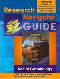 Research Navigator Guide: Social Gerontology
