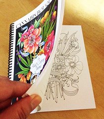 Cannabis Bouquets, an adult coloring journal