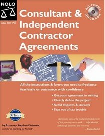 Consultant And Independent Contractor Agreements. Book with CD-Rom (5th Edition)