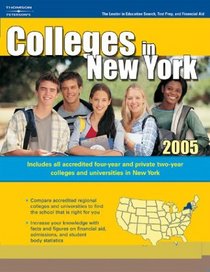 Regional Guide: New York 2005 (Peterson's Colleges in New York)