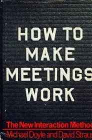How to make meetings work: The new interaction method