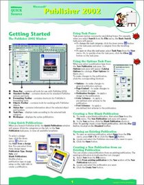 Microsoft Publisher 2002 Quick Source Guide