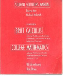 BRIEF CALCULUS WITH APPLICATIONS