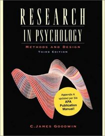 Research In Psychology: Methods and Design (Update), Third Edition