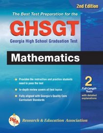 Georgia GHSGT Mathematics (REA) 2nd Edition (Test Preps)