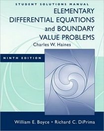 Elementary Differential Equations: Instructor's Solution Manual