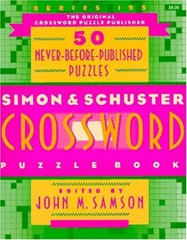 S S Crossword Puzzle Book 195 (Simon  Schuster Crossword Puzzle Books)