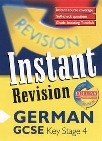 GCSE German: Instant Revision Cards (Collins Study & Revision Guides)