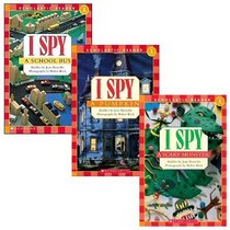 I Spy Fall Pack (3 Books) (Scholastic Reader Level 1, I Spy A Scary Monster; I Spy A Pumpkin; I Spy A School Bus)