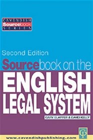 English Legal System (Sourcebook)