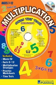 Multiplication Sing Along Activity Book with CD: Songs That Teach Multiplication (Sing Along Activity Books)