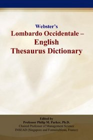 Websters Lombardo Occidentale - English Thesaurus Dictionary