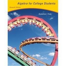 Algebra for College Students- Text Only
