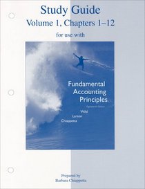 Study Guide Vol 1 to accompany FAP Volume 1 (CH 1-12)