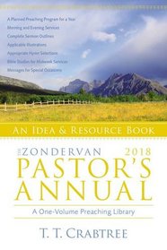 The Zondervan 2018 Pastor's Annual: An Idea and Resource Book