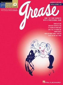 Grease Vol. 23 Bk/CD Pro Vocal Series Female Singers (Pro Vocal Women's Edition)