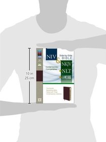 NIV, NKJV, NLT, The Message, Contemporary Comparative Parallel Bible, Bonded Leather, Burgundy: The World's Bestselling Bible Paired with Three Contemporary Versions