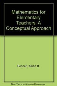 Student's Solutions Manual for use with Mathematics for Elementary Teachers  A Conceptual Approach