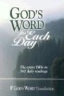 GOD'S WORD for Each Day