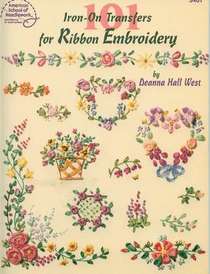 101 iron-on transfers for ribbon embroidery