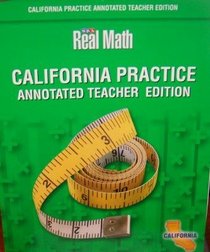 California Practice Grade 2 Annotated Teacher Edition (SRA Real Math)