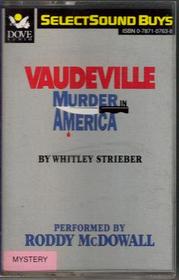 Vaudeville (Murder in America) (Audio Cassette)