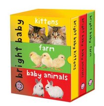 Slipcase 4: Kittens, Farms, Baby Animals (Bright Baby)