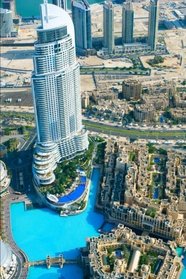 Aerial View of Dubai United Arab Emirates UAE Journal: 150 page lined notebook/diary
