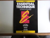 Essential Technique - Baritone T.C. Intermediate to Advanced Studies (Book 3 Level) (Essential Elements Method)