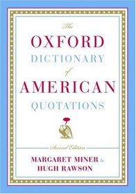 Oxford Annotated Dictionary Of American Quotations