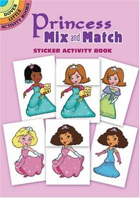 Princess Mix and Match Sticker Activity Book (Dover Little Activity Books)
