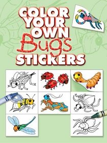 Color Your Own Bugs Stickers