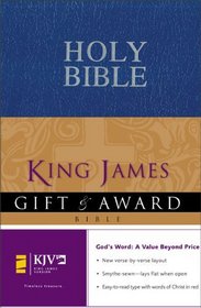 King James Version Gift& Award Bible