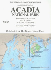 Full-color Map of Acadia National Park