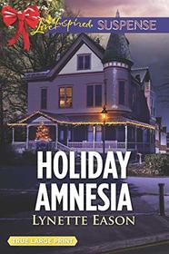 Holiday Amnesia (Wrangler's Corner, Bk 7) (Love Inspired Suspense, No 718) (Large Print)