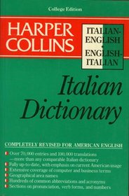 Harper Collins Italian Dictionary College Edition
