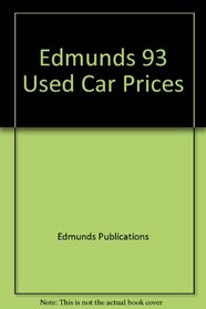 Edmunds 93 Used Car Prices
