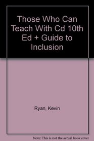 Those Who Can Teach With Cd Tenth Edition Plus Guide To Inclusion