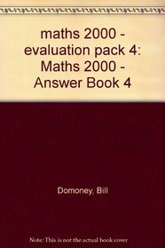 Maths 2000: Answer Book 4