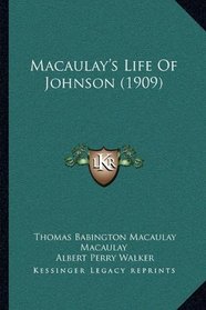 Macaulay's Life Of Johnson (1909)