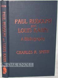 Paul Rudolph and Louis Kahn: A Bibliography