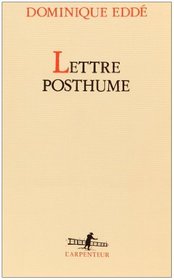 Lettre posthume