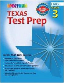 Spectrum State Specific: Texas Test Prep, Grade 3