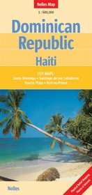 Dominican Republic and Haiti Map by Nelles (Nelles Maps) (English, Spanish, French and German Edition)